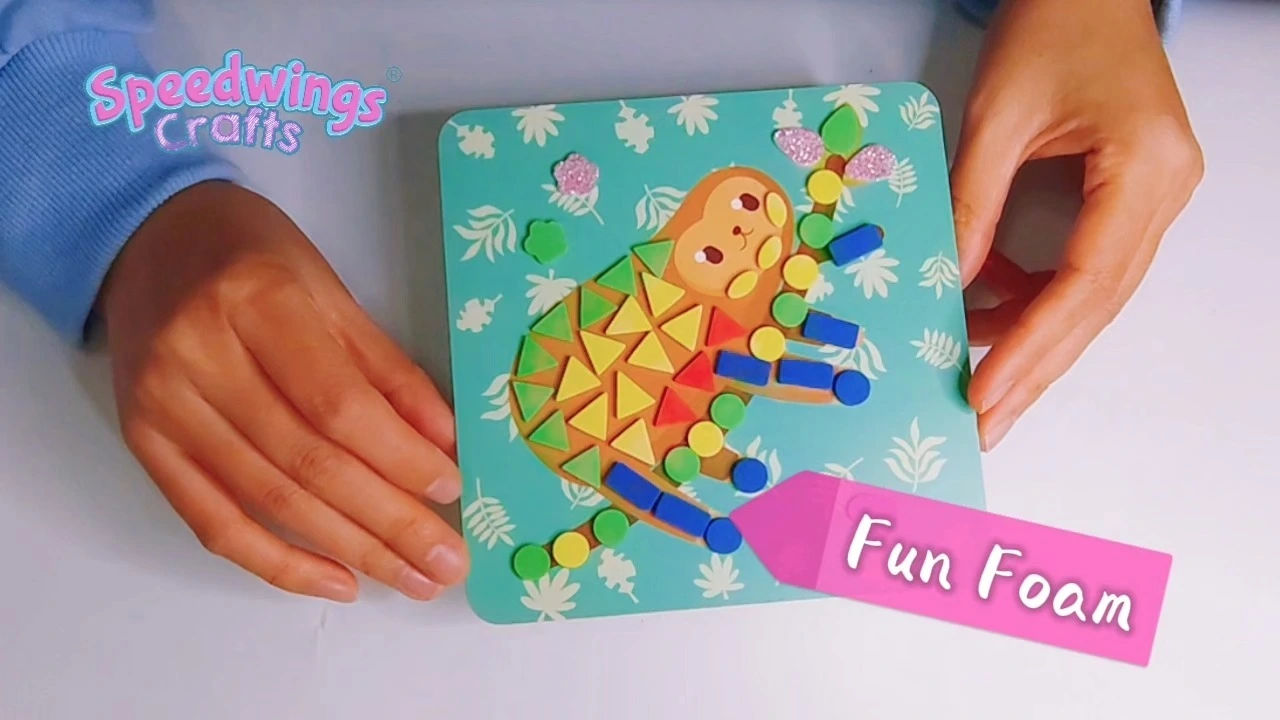 Kids Fun Foam Stickers Art Craft for Home And School Activity 1