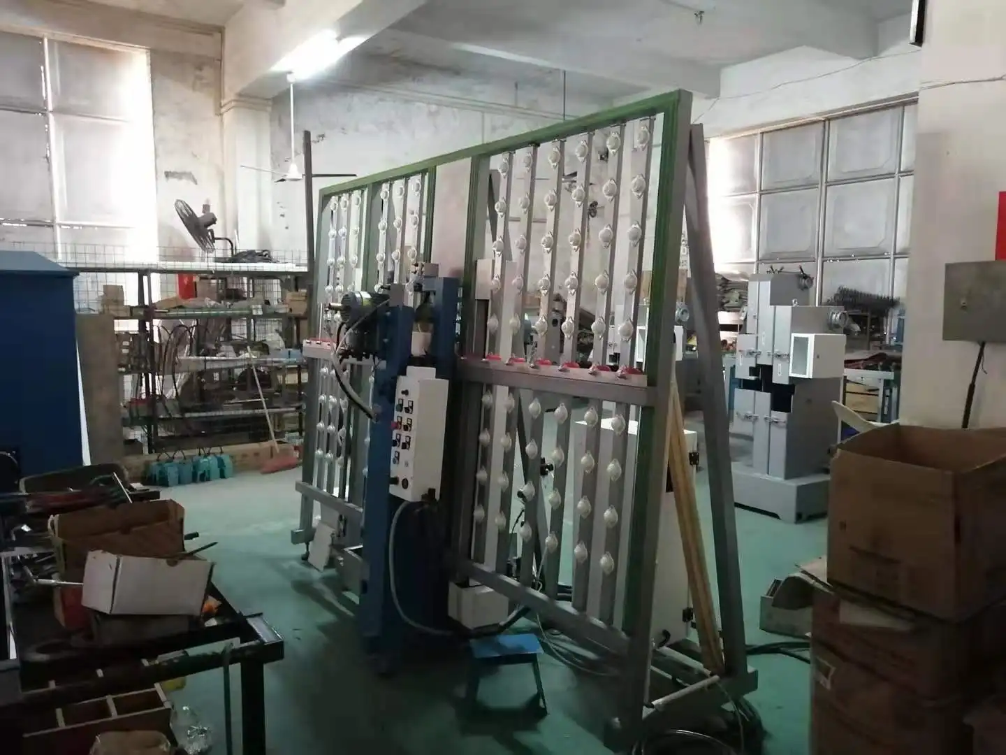 Newautomatic Pneumatic Glass Hole Drilling Machine Eworld High Efficiency 4