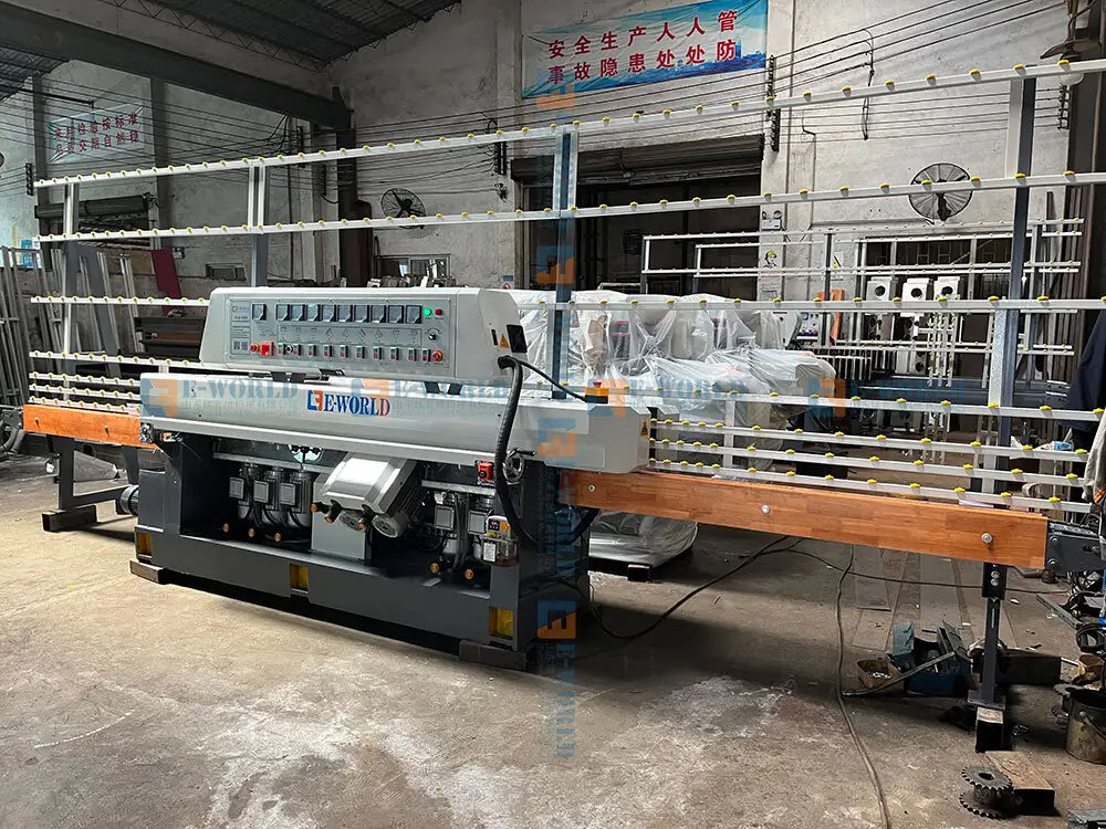 Eworld Glass Edge Polish Machine Price E-LD9325Factory 3