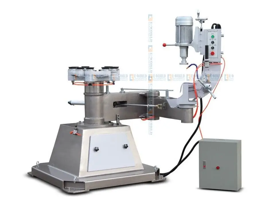 The latest technology glass shape edging polishing machine mirror beveling machine Eworld 1