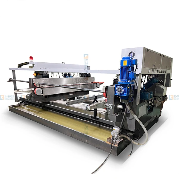 Factory direct 16 motors Double side glass edging machine Eworld 1