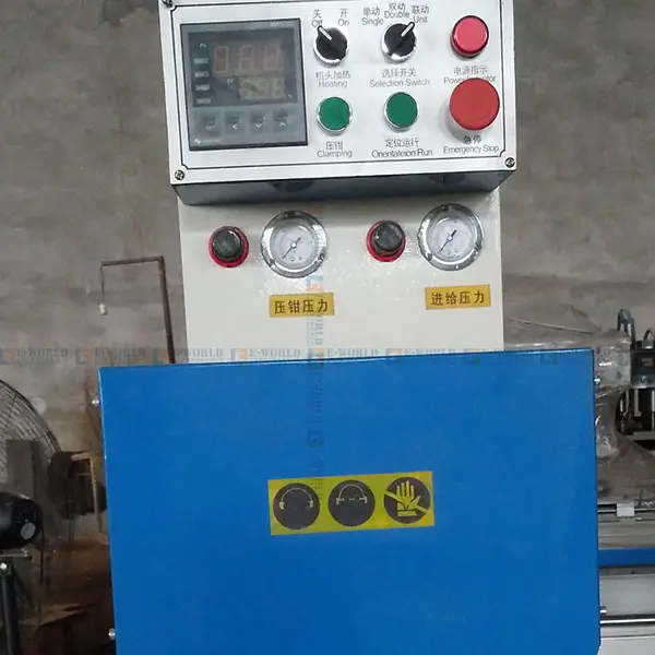 Hot Ultrasonic Pvc Welding Machine Double Head Seamless Welding Machine Eworld Brand 3