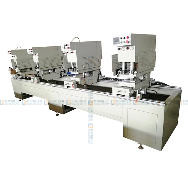 PVC window machine of four head seamless welding machine Eworld 1