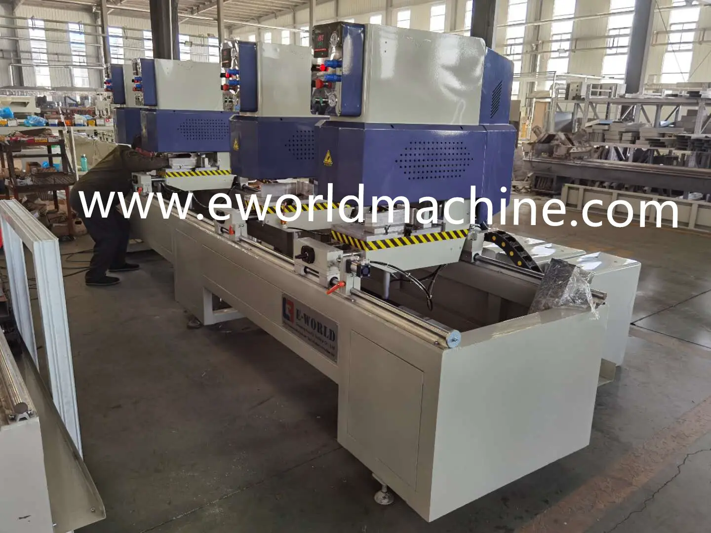 Upvc Window Profile Extrusion Machine Eworld Manufacture High Efficiency 5