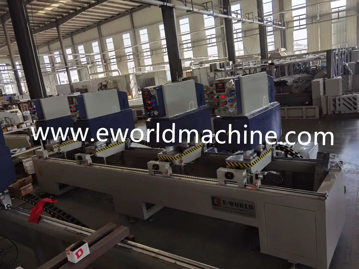 Upvc Window Profile Extrusion Machine Eworld Manufacture High Efficiency 4