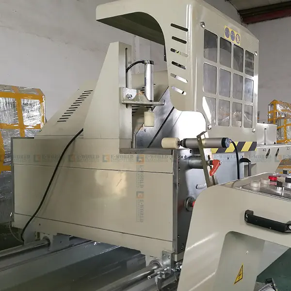 Eworld Aluminium Door Window Manufacturing Machine Aluminum Double Head Cutting Saw Aluminium Door Window Manufacturing MachineSupply 6