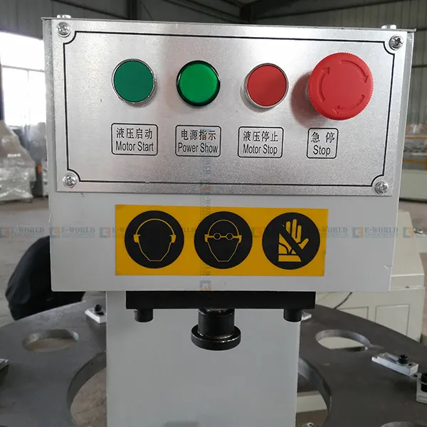 Eworld Aluminum Window Machinery Aluminum Profile Punching MachineSupply 4
