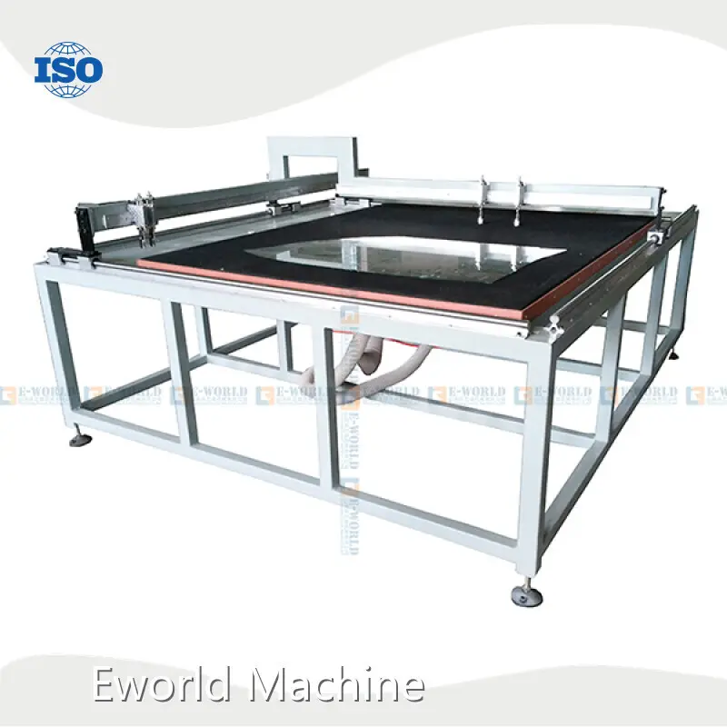 Eworld Automatic Glass Cutting Table Glass Cutting Factory 1