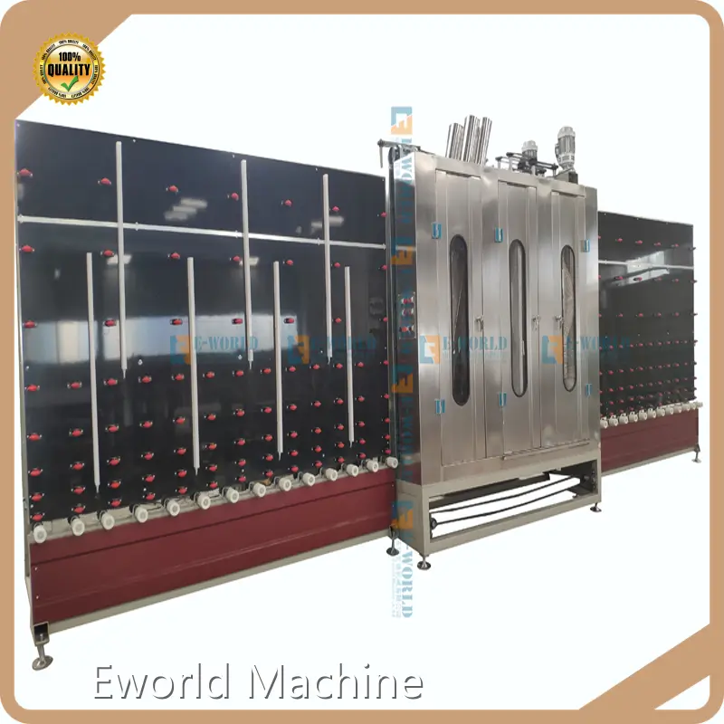 Glass Machinery Manufacturer Open Top Vertical Glass Washing and Drying Machine by Eworld 1