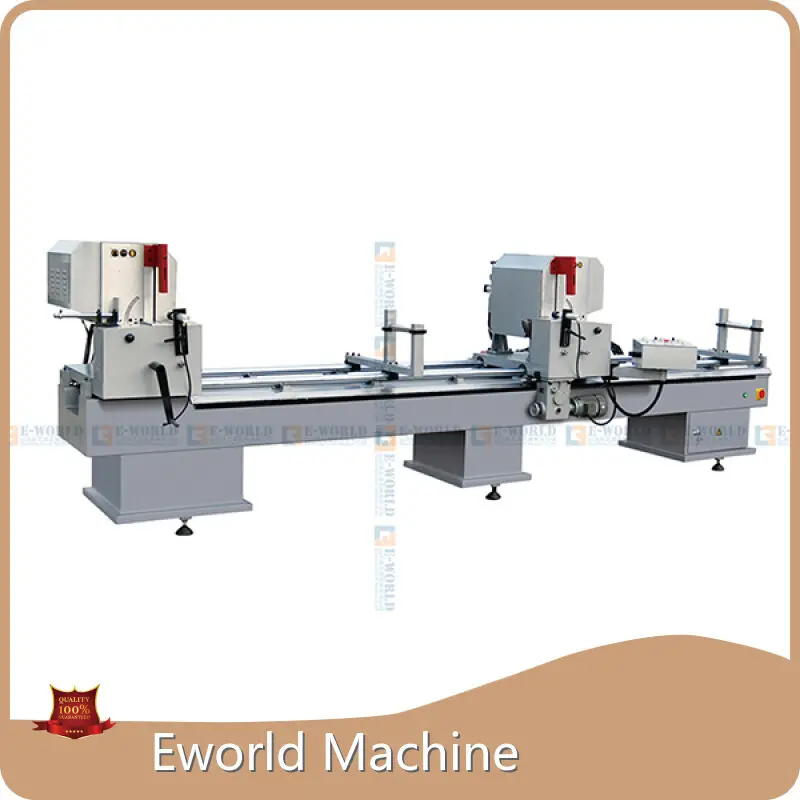 Bestglass Machinery Aluminum Window LJB2-450*3700 Double Head Miter Saw Eworld 1