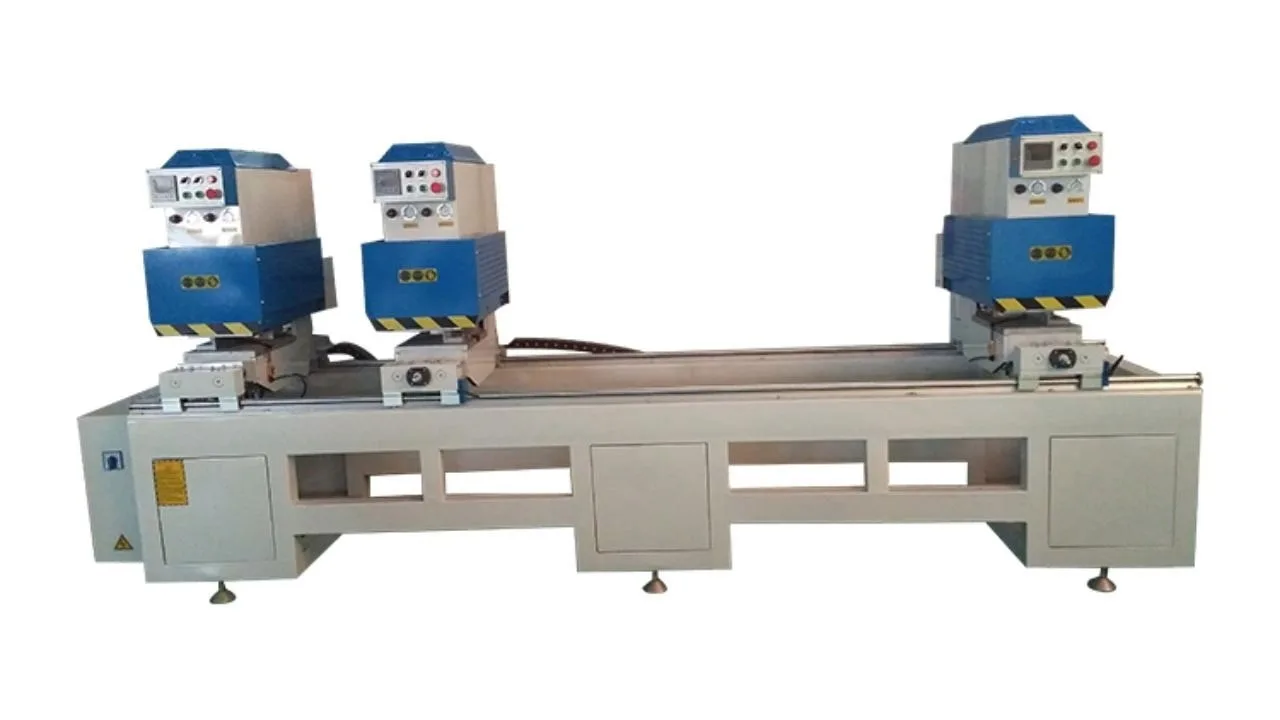 PVC Profile Three Head Seamless Welding Machine UPVC Window Seamless Welder 1