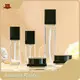 Black Glass Cosmetic Jars - - JXPACK 1