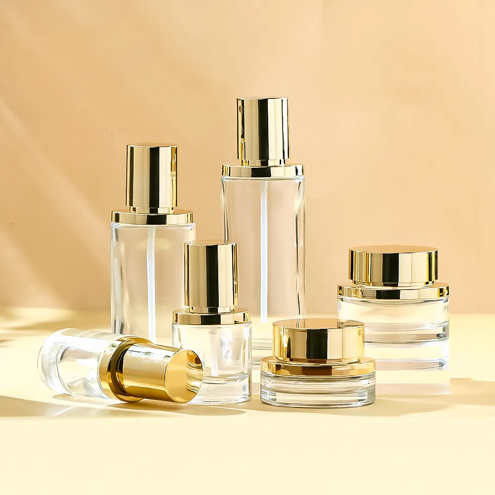 Glass Skincare Bottles - - JXPACK 3