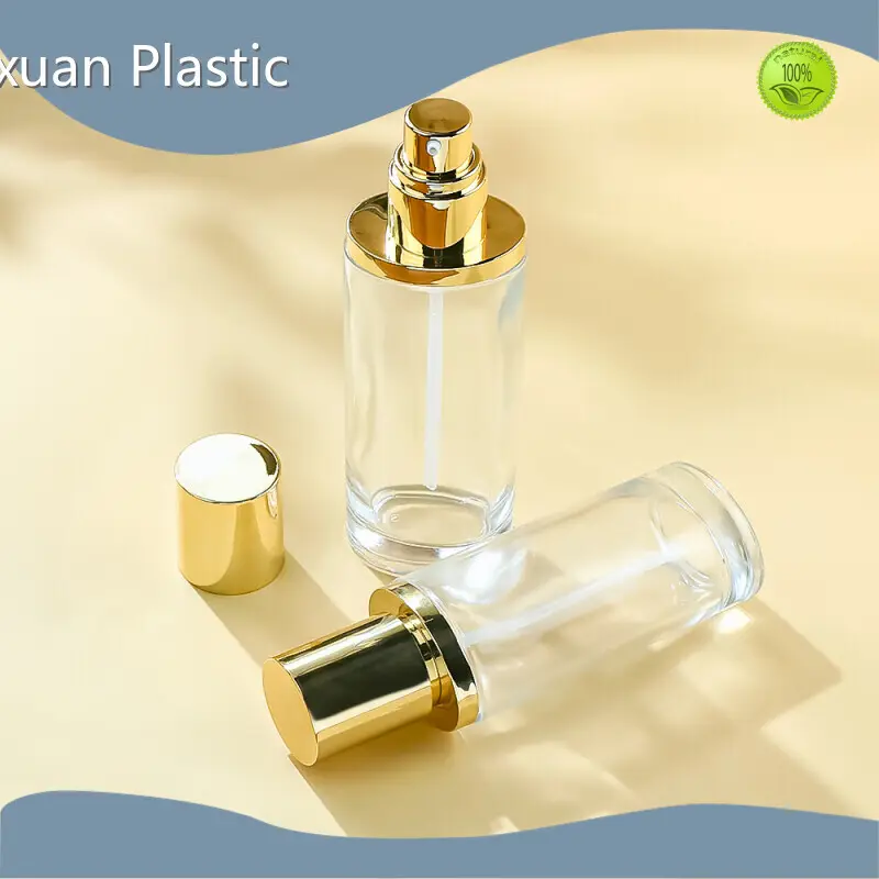 Square Glass Cosmetic Bottle by JXPACK 1