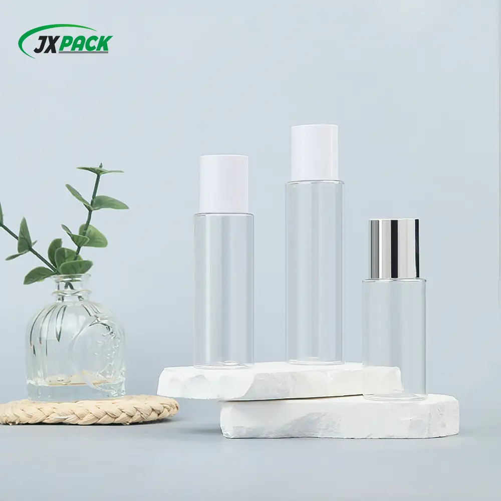 Recyclable PET plastic lotion bottles, suitable for toner, essence, etc 1