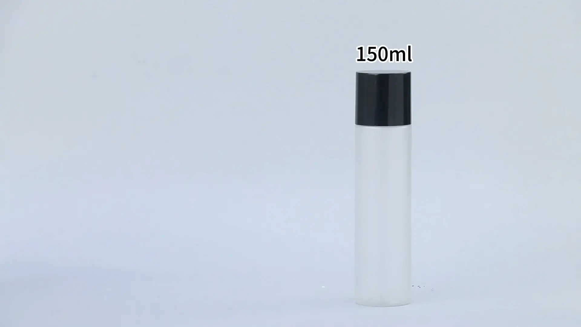 Eco-friendly plastic cosmetic bottle with a rotating cap 1