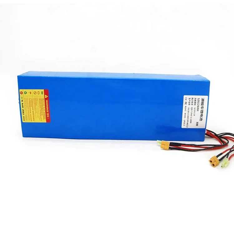52v 24ah Rechargeable Customize Lithium Ion Battery For Ebike Dual Motor Electrical Scooters 1