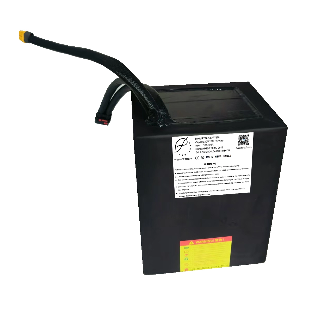 بطارية PSN Energy 72V 20Ah للطرق الوعرة Ebike بسعة طاقة عالية-1732263900174276 1