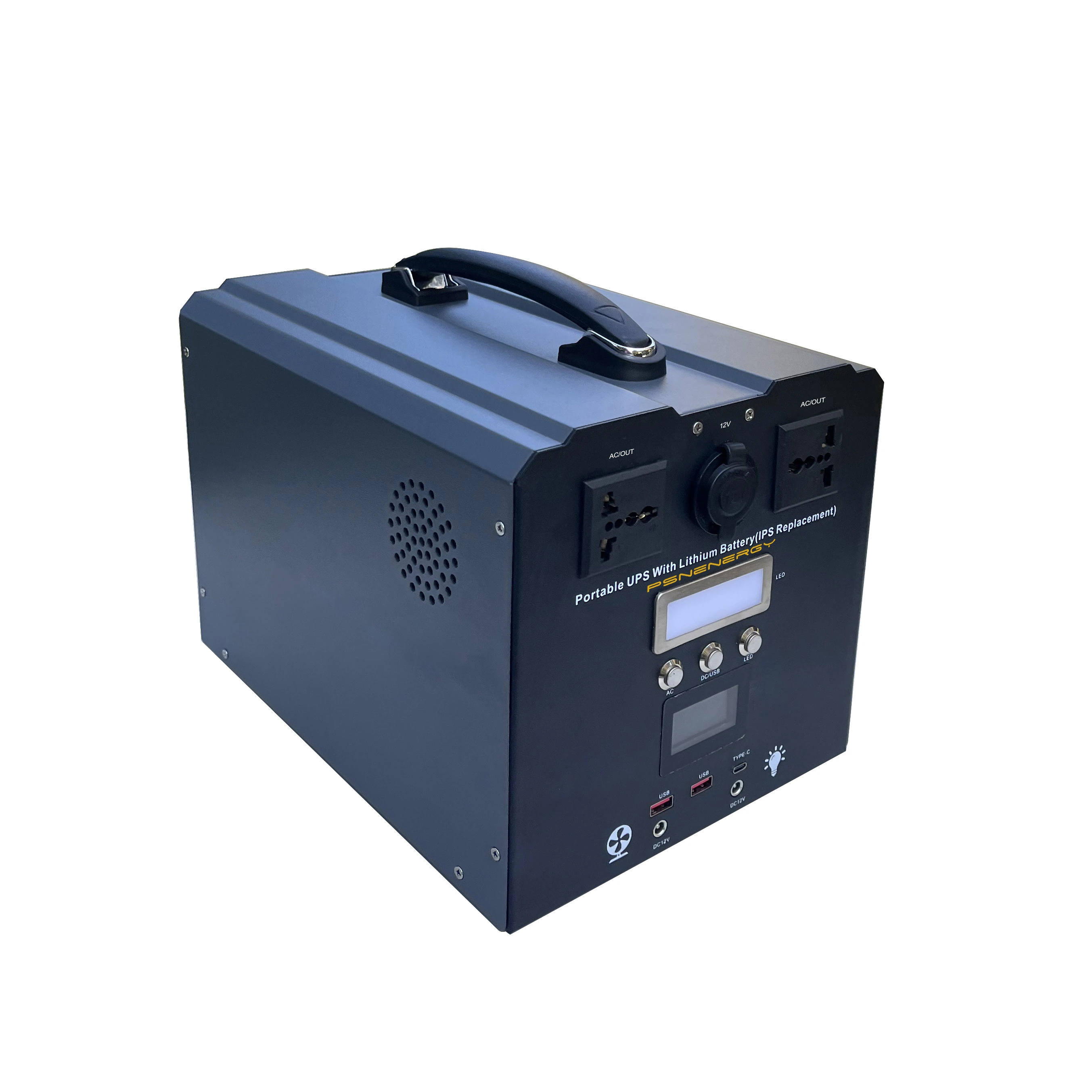Lithium Solar Generator 600W Power Station Portabel 512WH 12.8V Dengan Pengontrol MPPT untuk Hiking Berkemah Luar Ruang 1