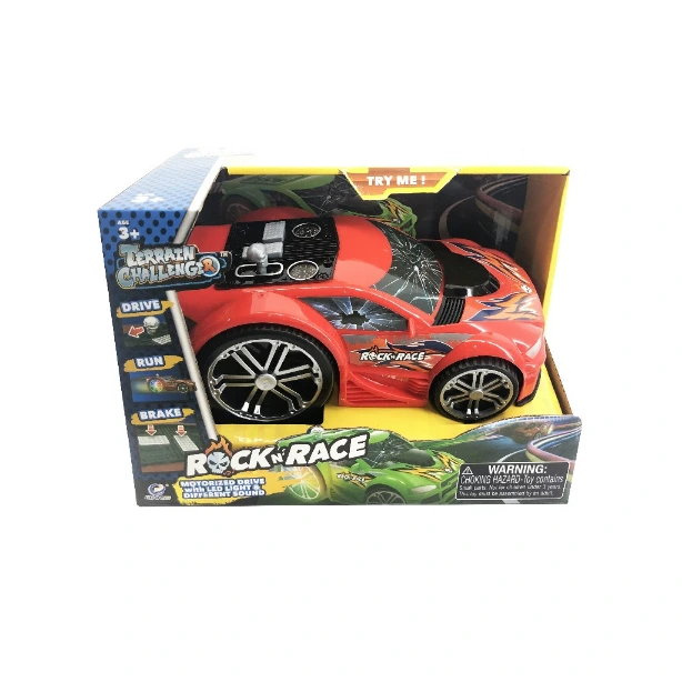 Dancing racer battery operated car with wheel lights plastic toy car for kids 1