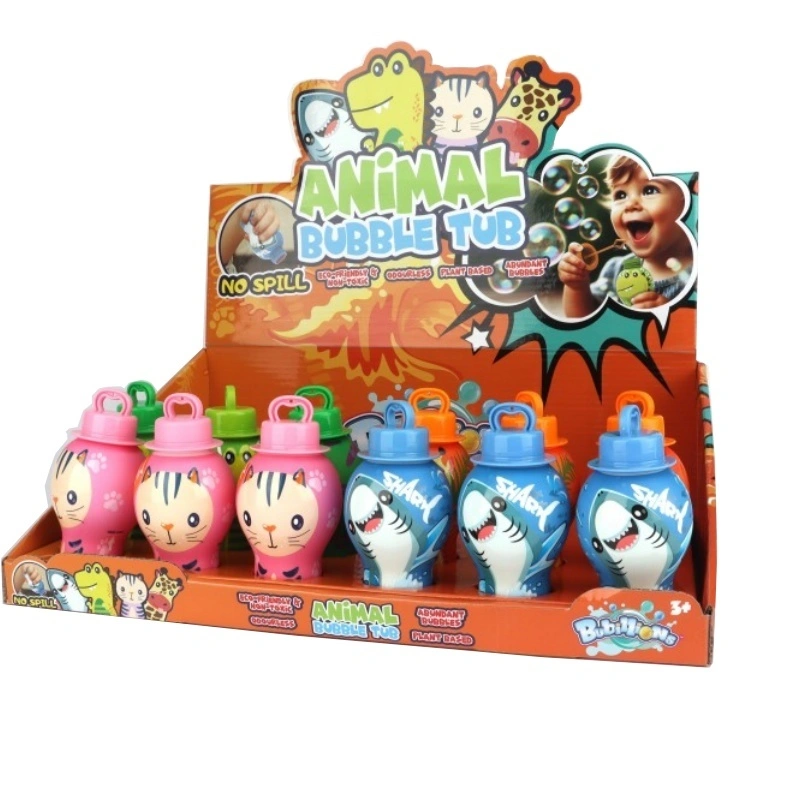 Hot selling Bubble Bottle No Spill Animal Bubble Solution Liquid 30 ML 1