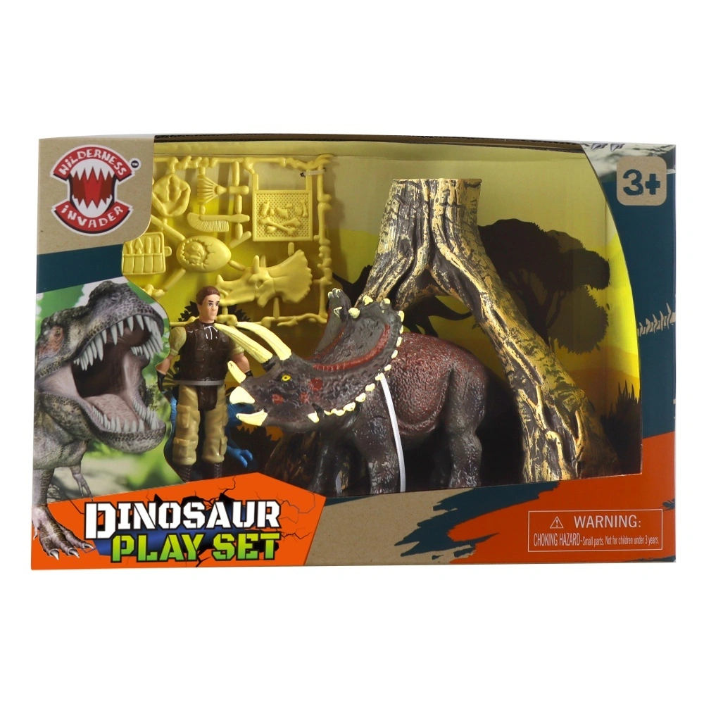 Conjunto de decoración de escritorio de cueva de árbol de dinosaurio 1