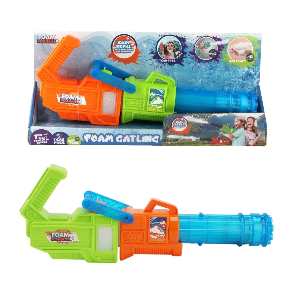 Pistola de juguete de espuma de creación de pistola de burbujas de espuma Gatling con mejores ventas 1