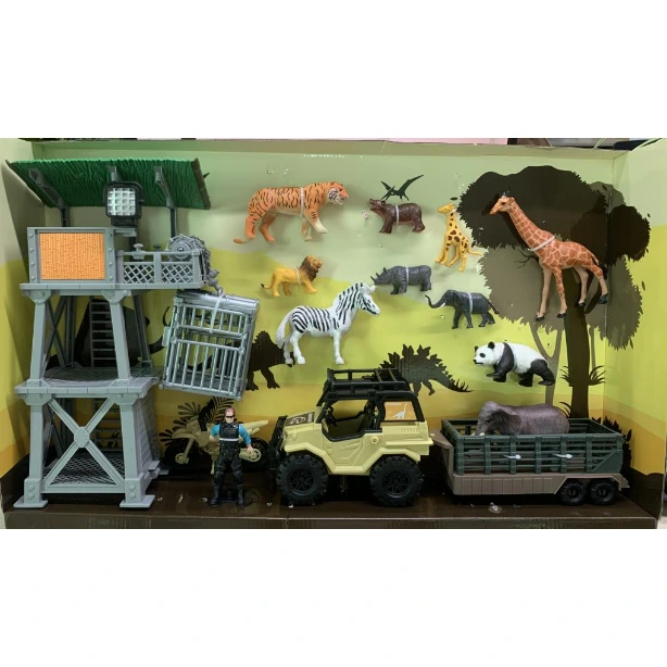 Tower House Animal Set Educational Fun Building Toys 1