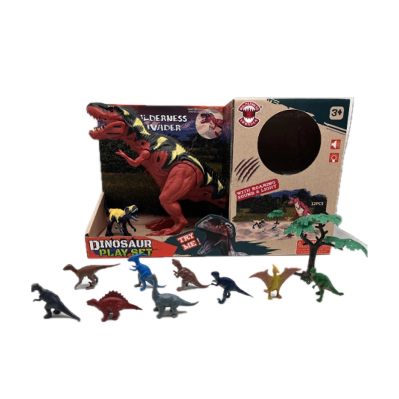 Dinosaur Roar and Glow T-Rex Set with Sound Light Effects 1
