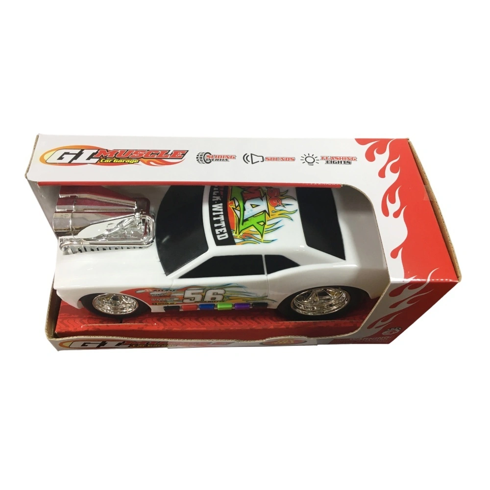 Voiture coulissante musculaire avec lumière et son changeants de couleur, jouets éducatifs et de divertissement en plastique pour enfants, offre spéciale 1