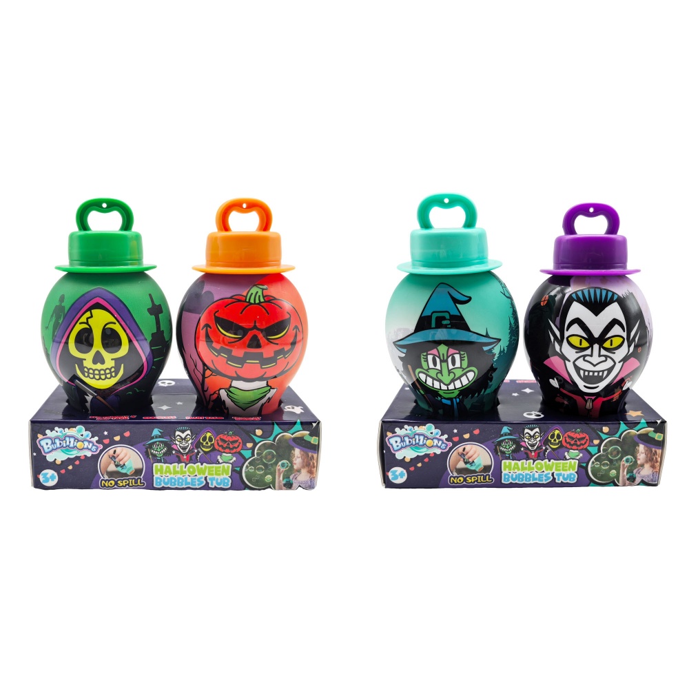 Nuevas varitas de burbujas antiderrame con forma de monstruo de Halloween, 30 ml de solución para burbujas, juegos de verano para niños. 1