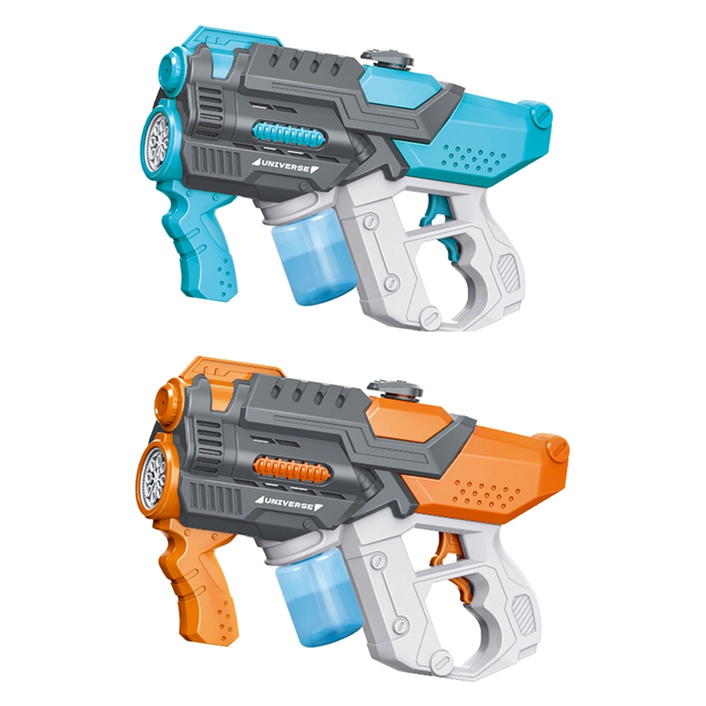 Outdoor Summer Space Shooting Toy 2-In-1 Water Bubble Gun Machine With Bubble Water 120ml Plastic Game For Kids 1