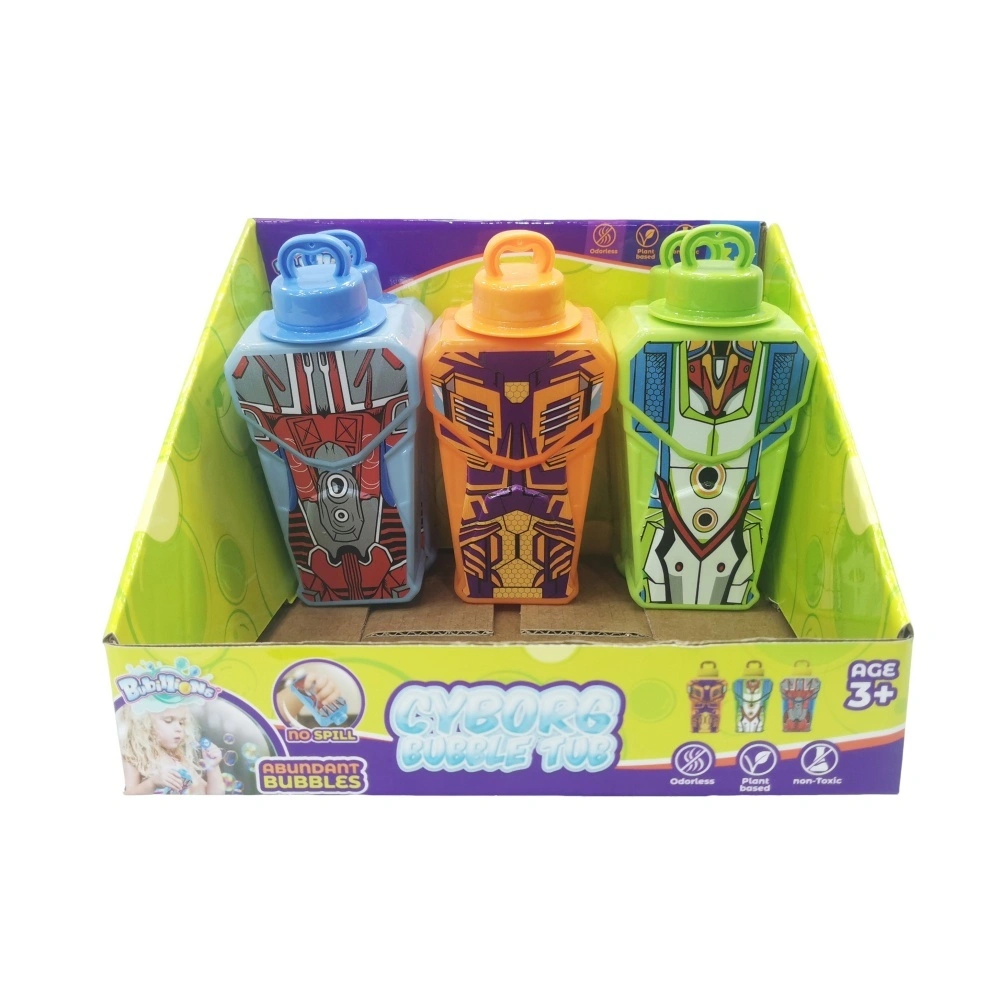 Venta al por mayor, nuevo juguete de varita de burbujas estilo robot de verano sin derrames, juegos para exteriores para niños y niñas. 1