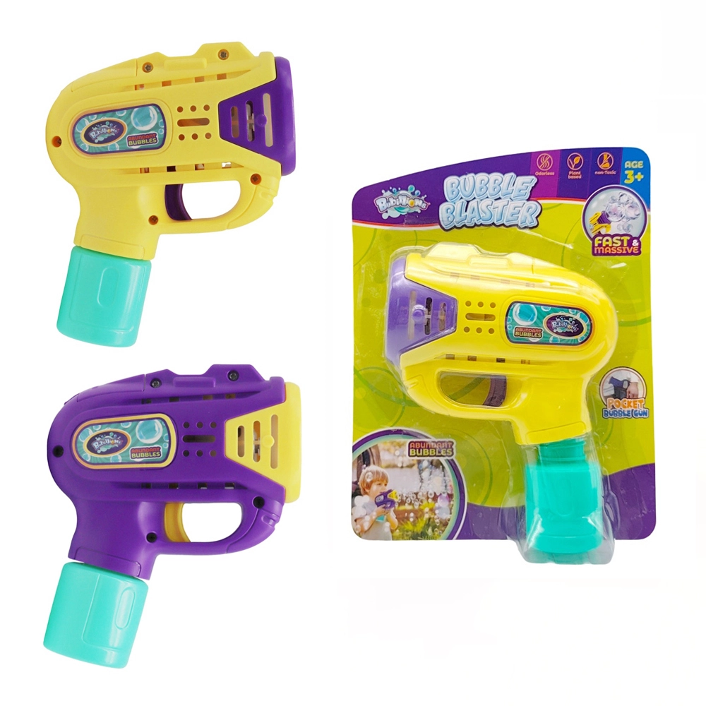 Summer Outdoor Automatic Electric Bubble Gun Machine Mini Electronic Pocket Bubble Blaster Toy for Kids 1