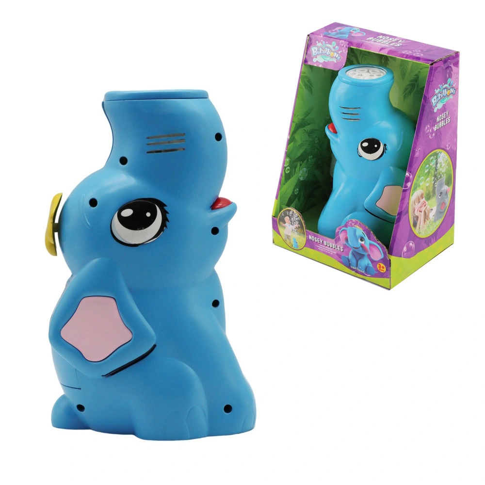 Customized Outdoor Summer Auto Electric Elephant Bubble Machine With 120ml Bubble Water Plastic Toys Game for Kids 1