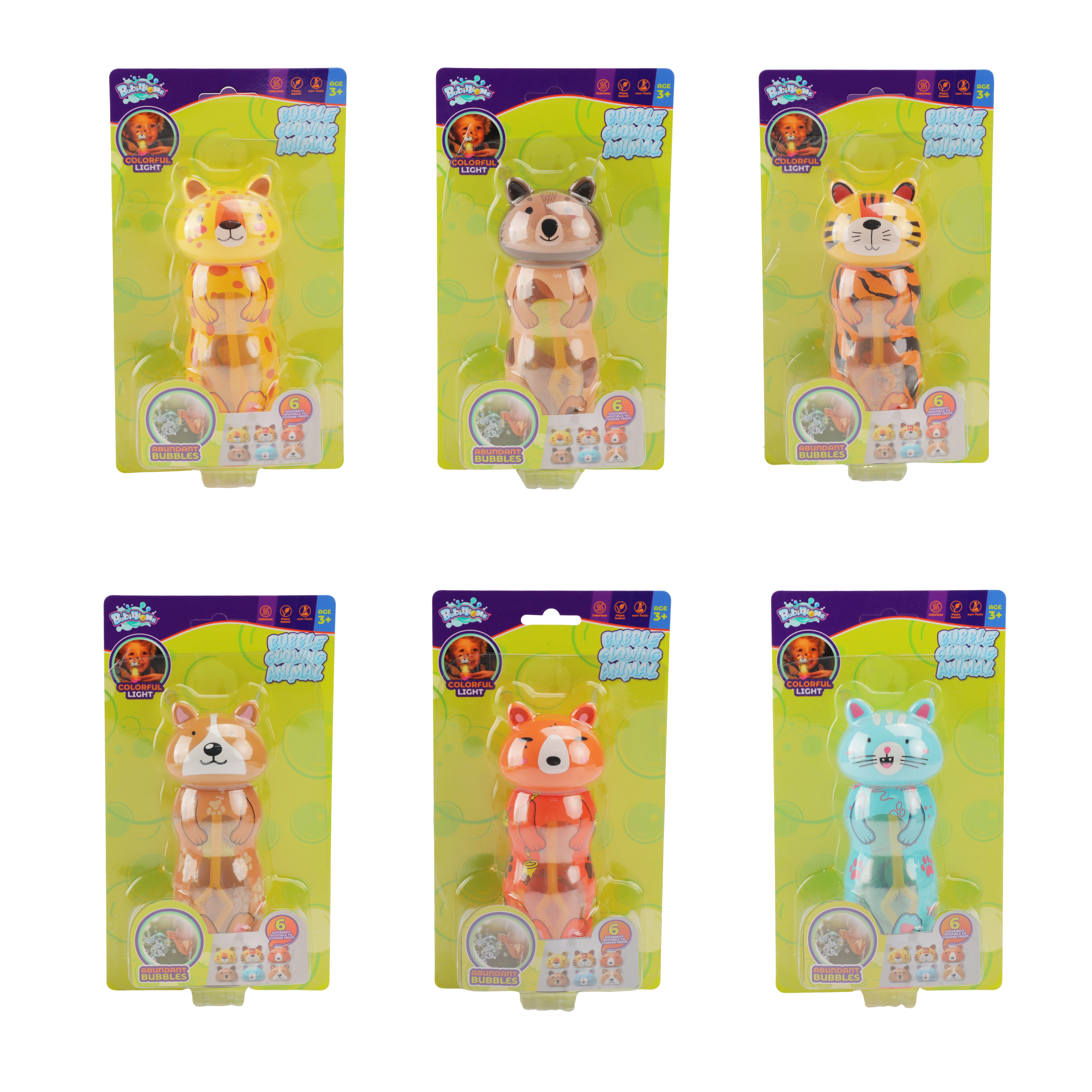 Aire de jeux d&#39;été en plein air sur la plage, baignoire à bulles électrique avec animaux lumineux et baguette à bulles mignonne pour enfants 1