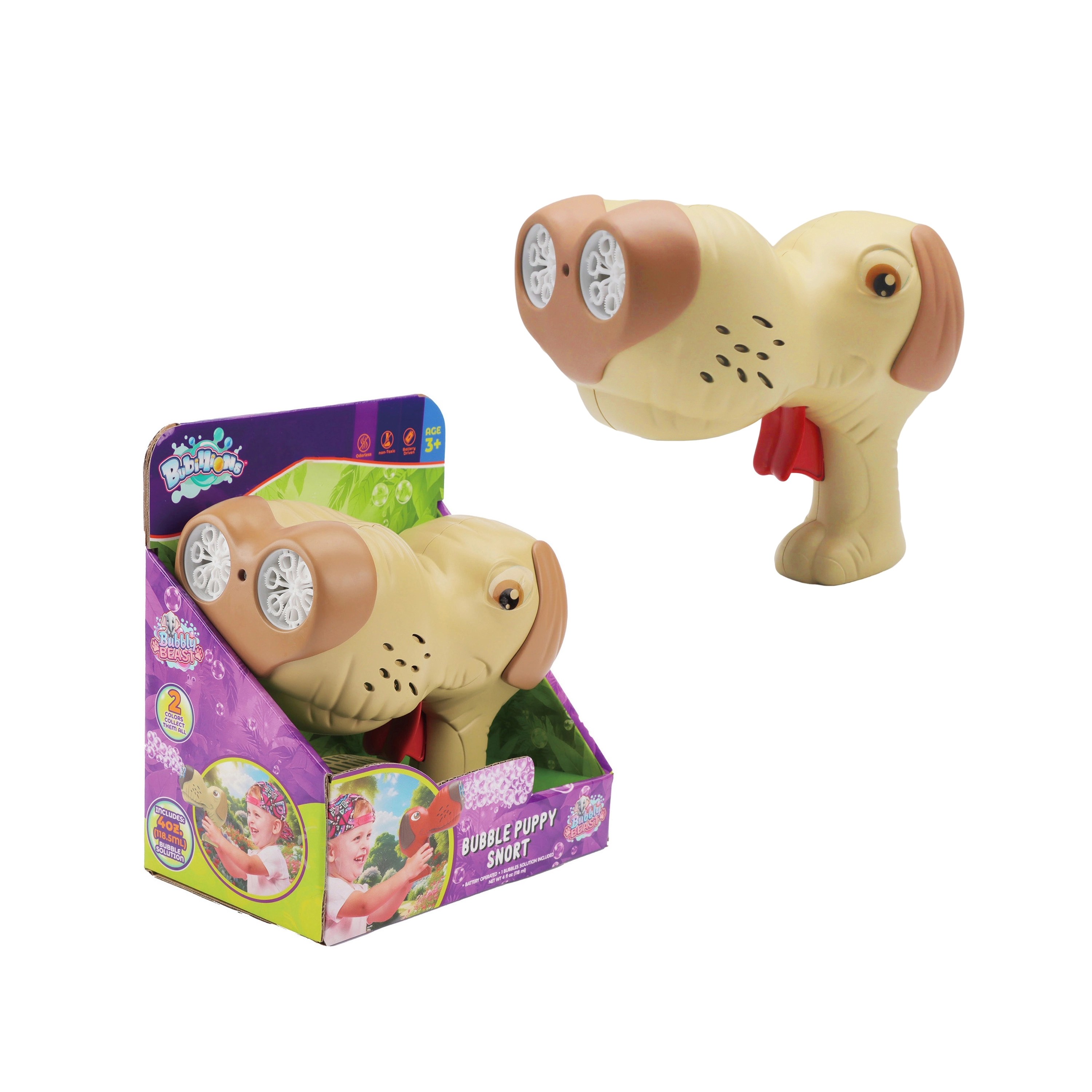 Vente en gros de jouets de plage d&#39;été personnalisés : jouets à bulles doubles pour chiens, jeu de bulles en plastique amusant pour garçons et filles 1