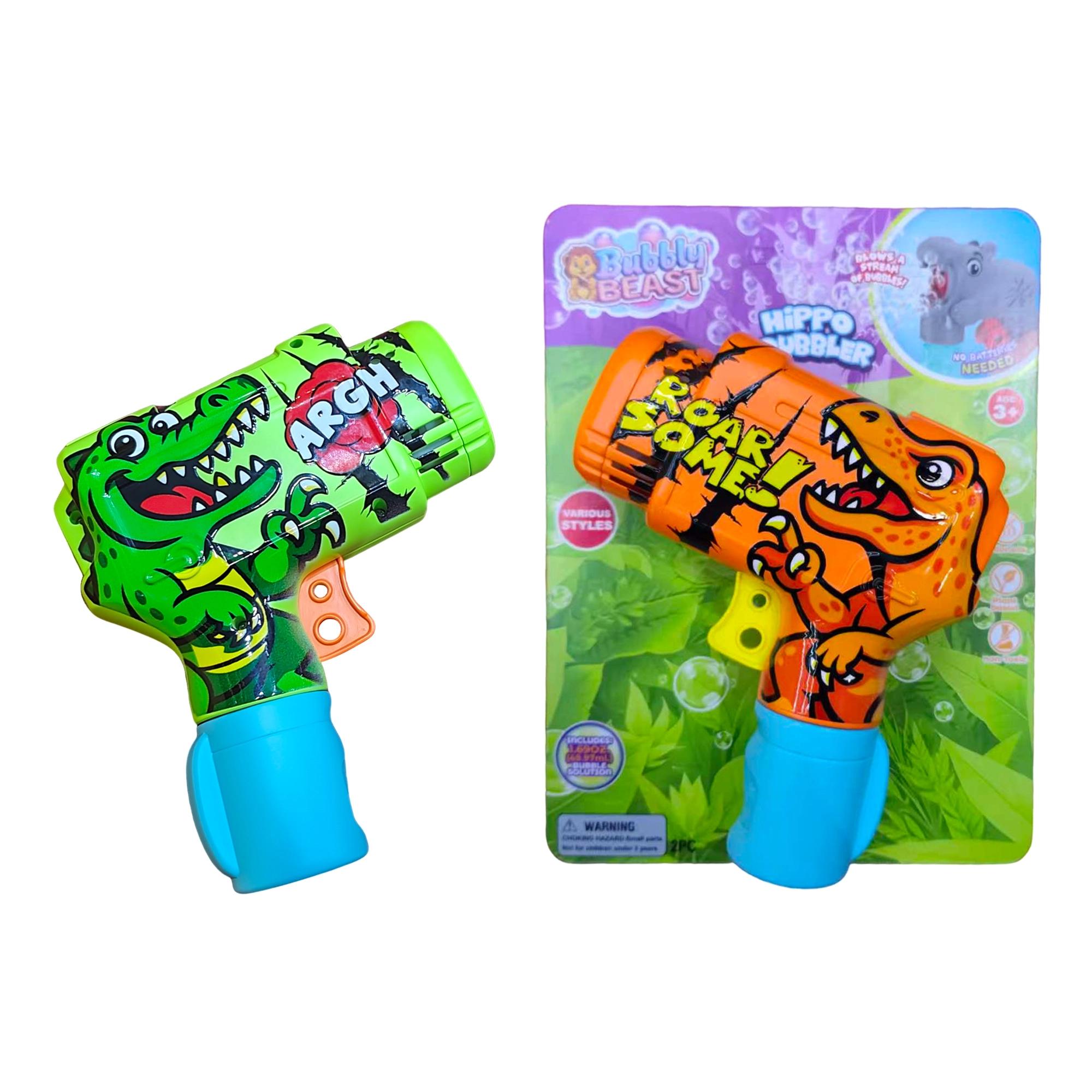 Pistolet à bulles électrique automatique d&#39;été en forme de dinosaure, mini pistolet à bulles électronique de poche pour enfants 1