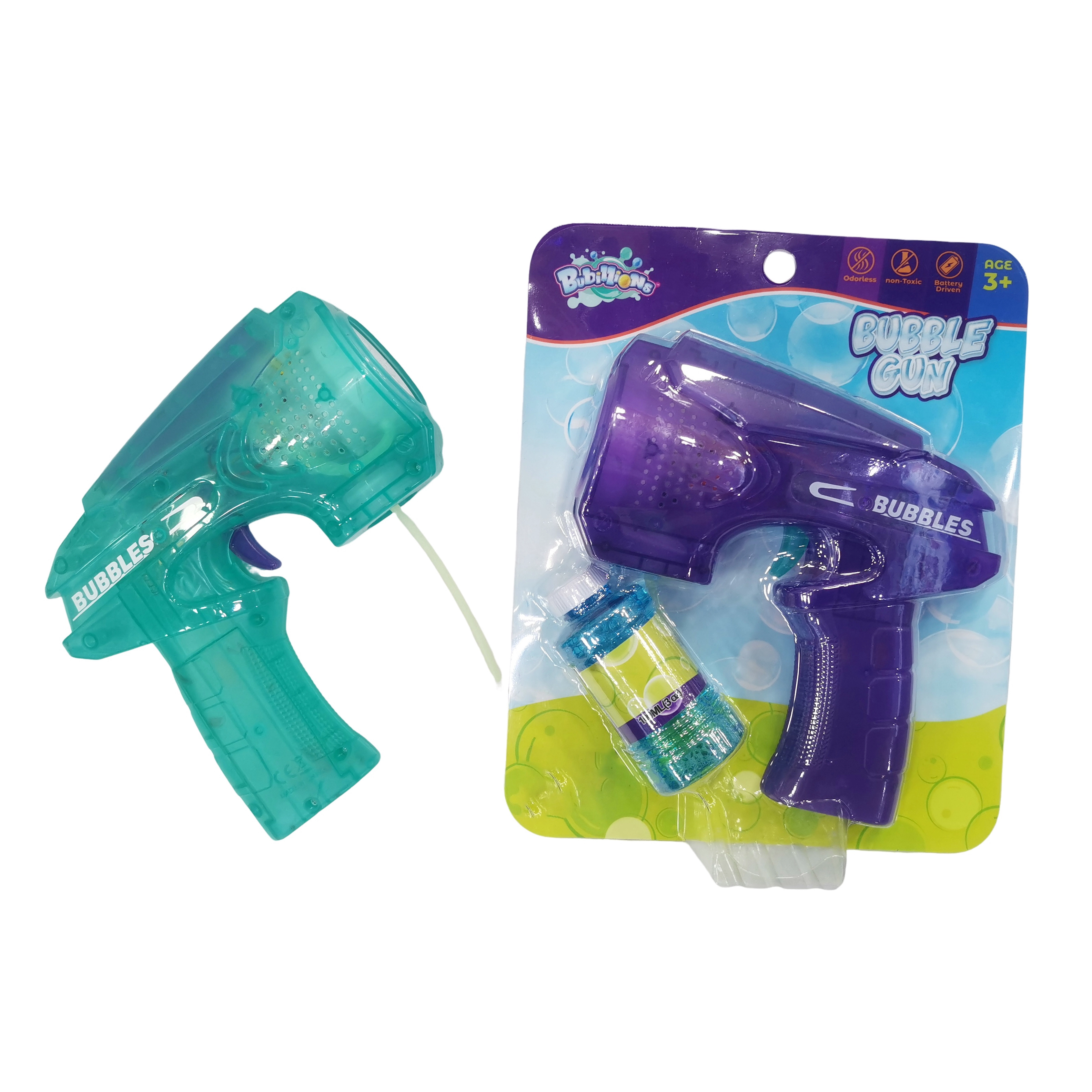 Machine à bulles électriques automatique Summer Play avec 90 ml d&#39;eau à bulles, jouet en plastique pour garçons et filles 1