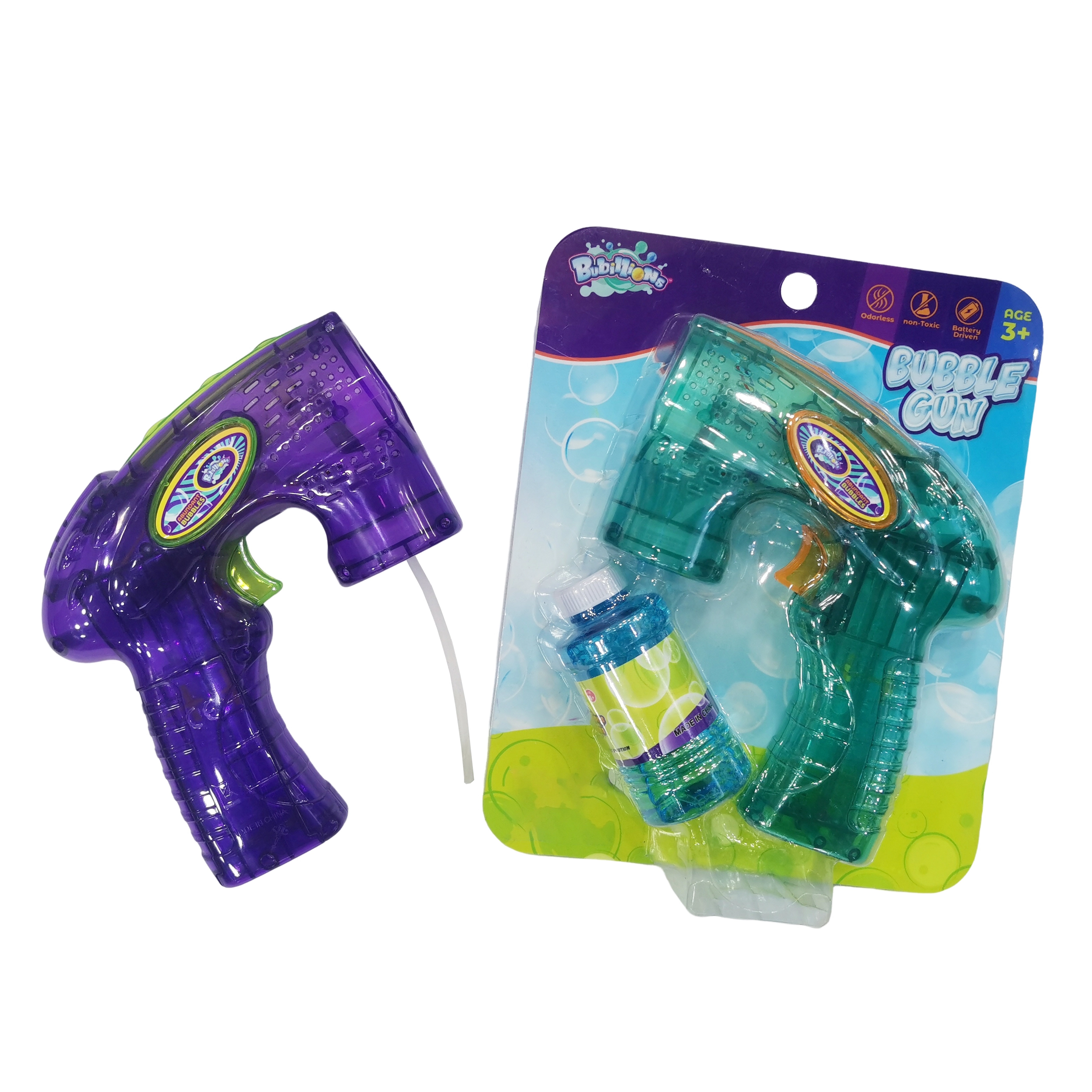 Machine à bulles électrique automatique Summer Play avec 90 ml d&#39;eau à bulles, jouet en plastique pour garçons et filles 1