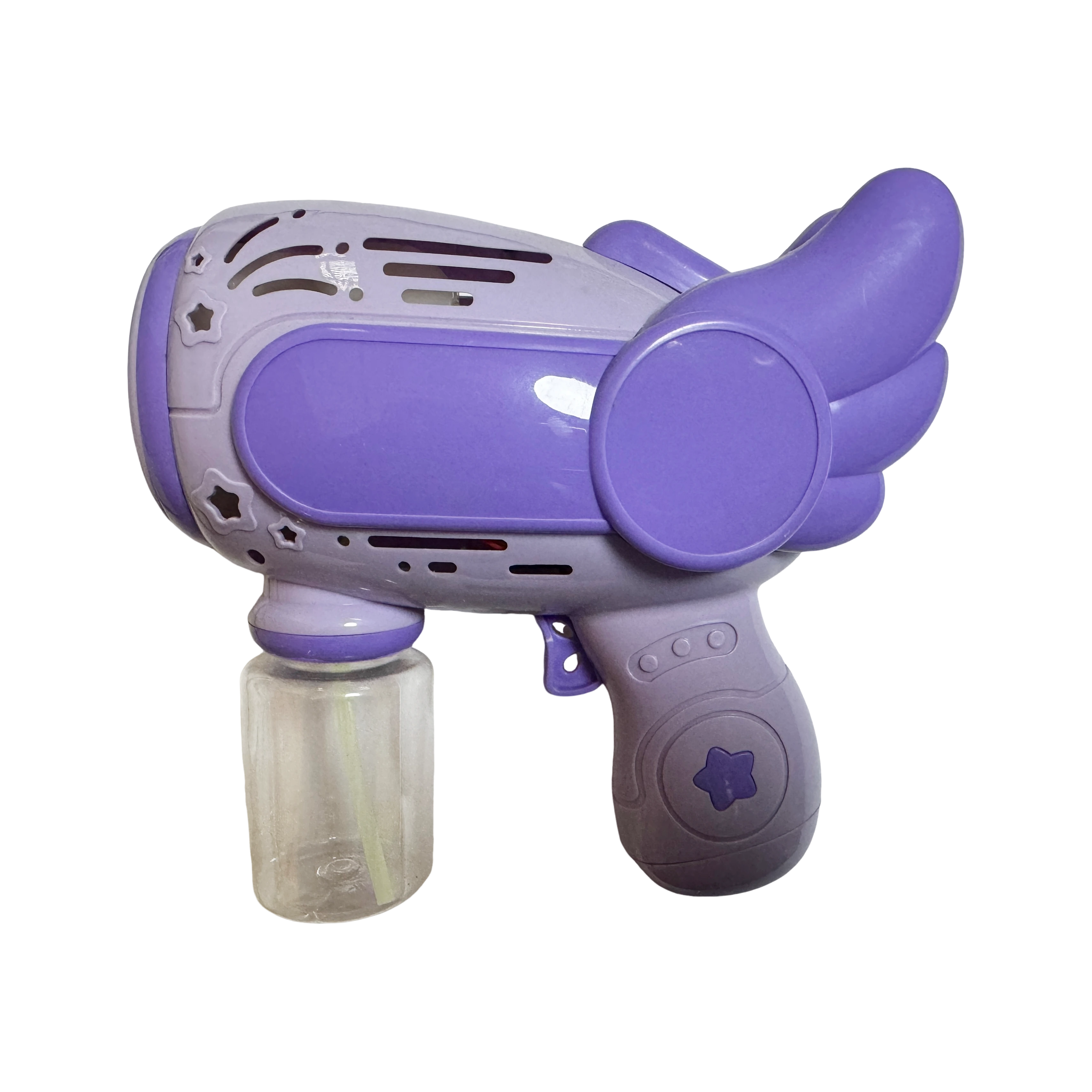 Jeu d&#39;été pour enfants : pistolet à bulles électrique automatique Wing avec 70 ml d&#39;eau à bulles. Jouet en plastique pour garçons et filles. 1