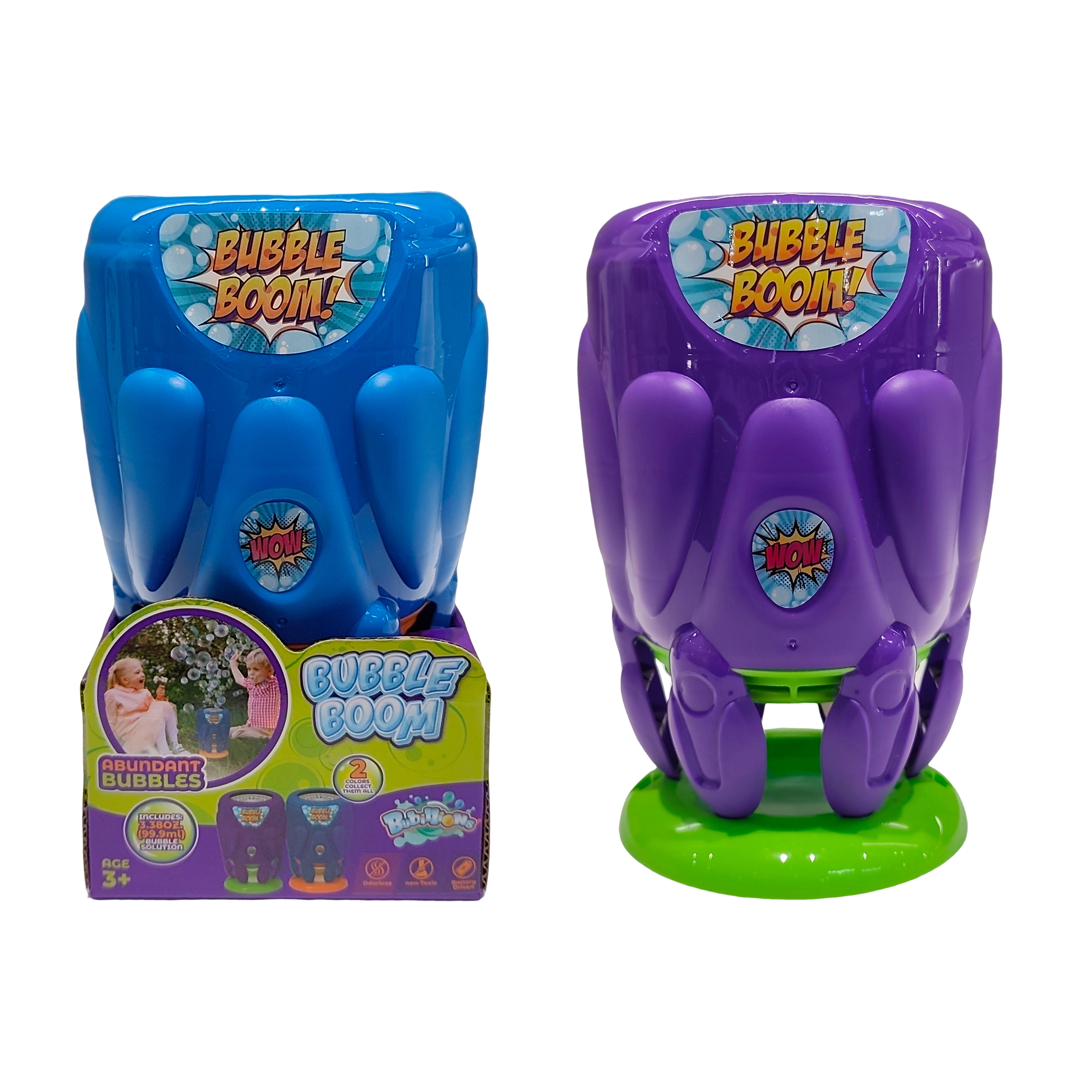 آلة فقاعات الأسطوانة الكهربائية الدائرية الأوتوماتيكية ذات المنصة الخارجية OEM مع 120 مل من الماء الفقاعي ألعاب بلاستيكية للأطفال 1