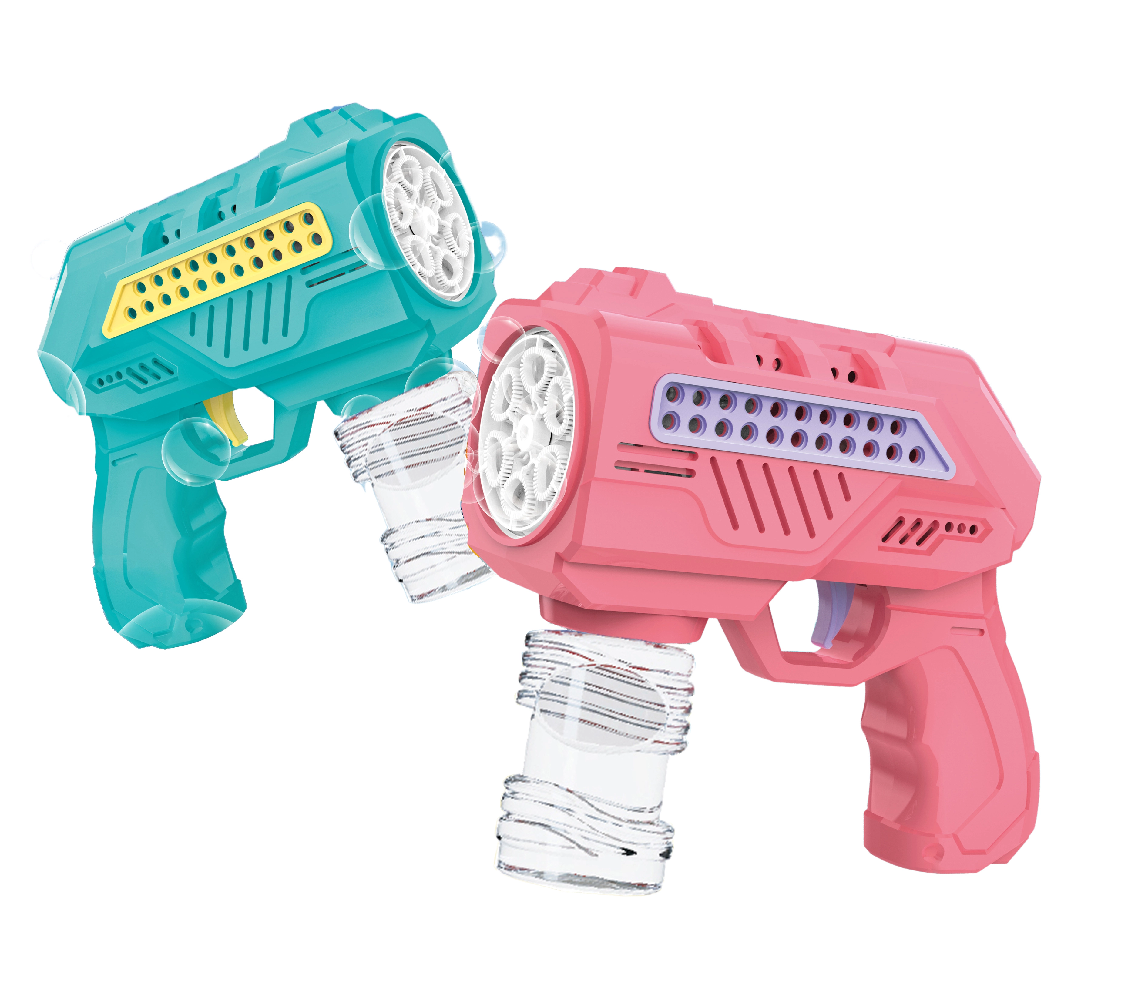 Летняя садовая игра: автоматический электрический пистолет для мыльных пузырей с 50 мл воды, пластиковые игрушки для мальчиков и девочек. 1