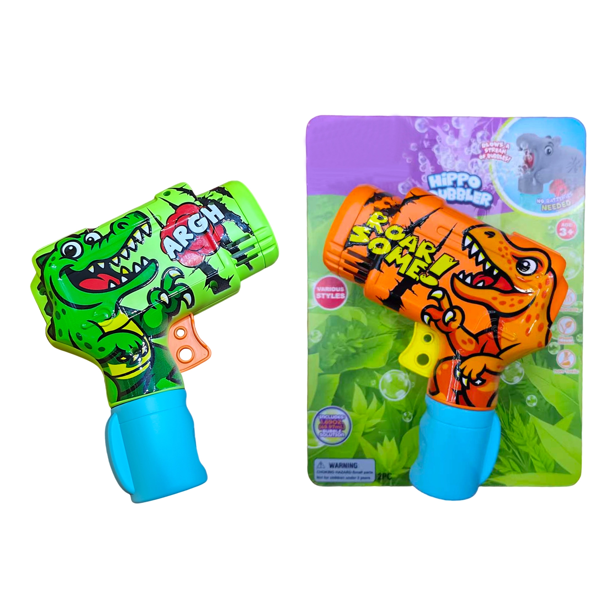 Pistolet à bulles électrique automatique d'été en forme de dinosaure, mini pistolet à bulles électronique de poche pour enfants 1