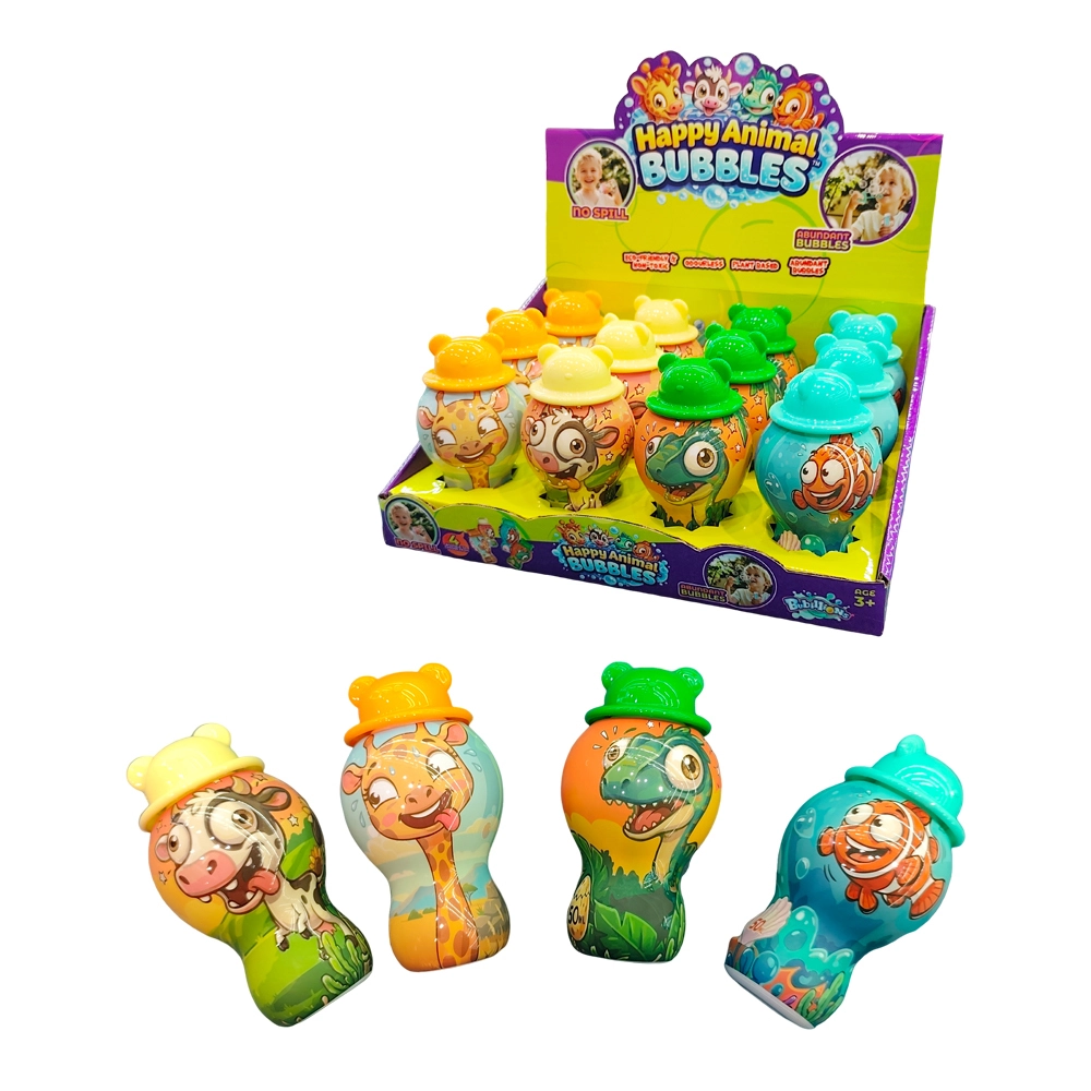 Оптовая продажа летних пляжных игрушек: палочки для мыльных пузырей в виде животных, не проливающиеся через кожу, разнообразные пластиковые палочки для игры в мыльные пузыри для детей. 1