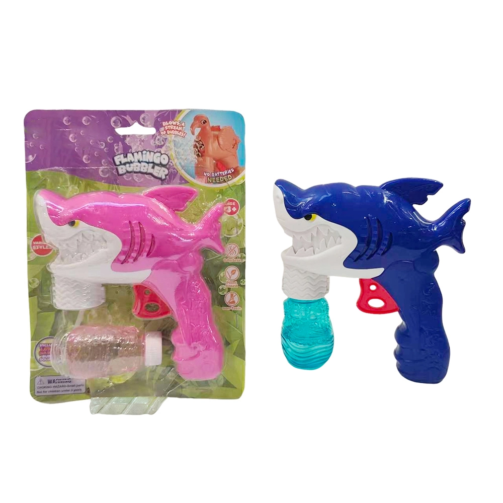Оптовая продажа персонализированных летних пляжных игрушек: игрушечный пистолет для мыльных пузырей в виде акул, разнообразные пластиковые игрушки для детей. 1