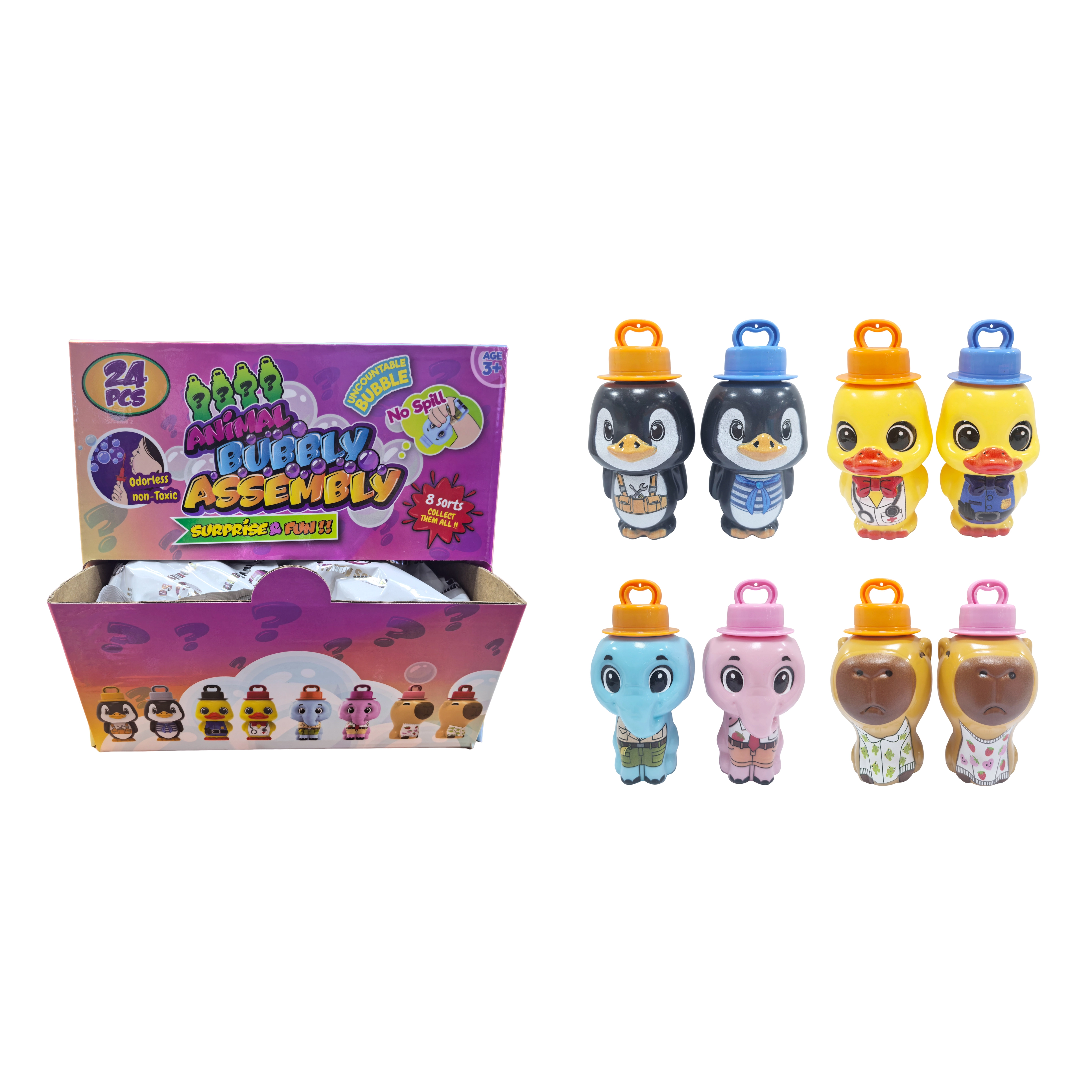 Customized Wholesale Summer Beach Toys No Spill Assorted Blind Box Bubble Wand Toys Fun Plastic Bubble Game For Boys And Girls 1