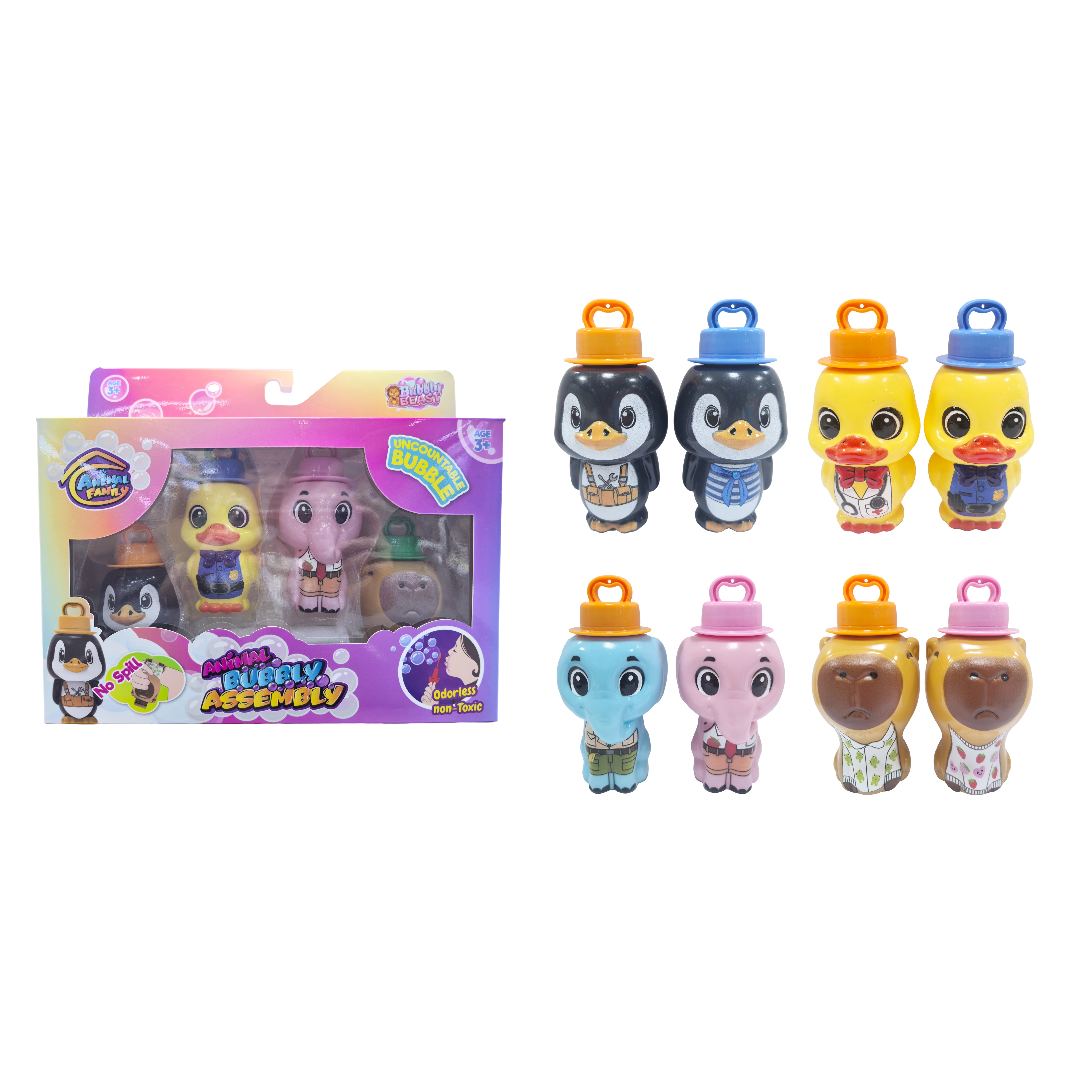 Juguetes de playa de verano personalizados al por mayor, surtidos, antiderrames, con varita de burbujas, divertido juego de burbujas de plástico para niños y niñas. 1