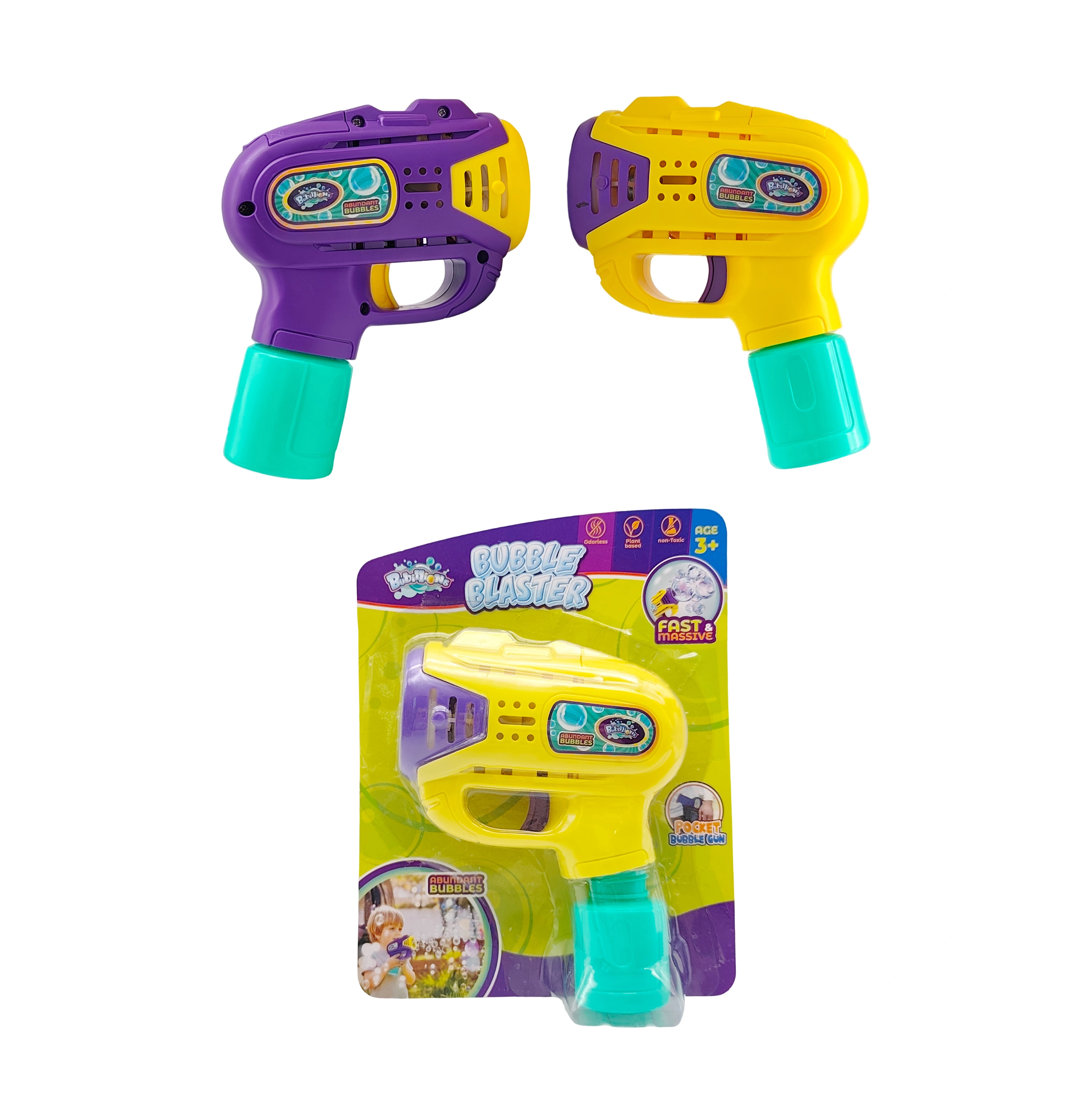 Summer Outdoor Automatic Electric Bubble Gun Machine Mini Electronic Pocket Bubble Blaster Toy for Kids 1