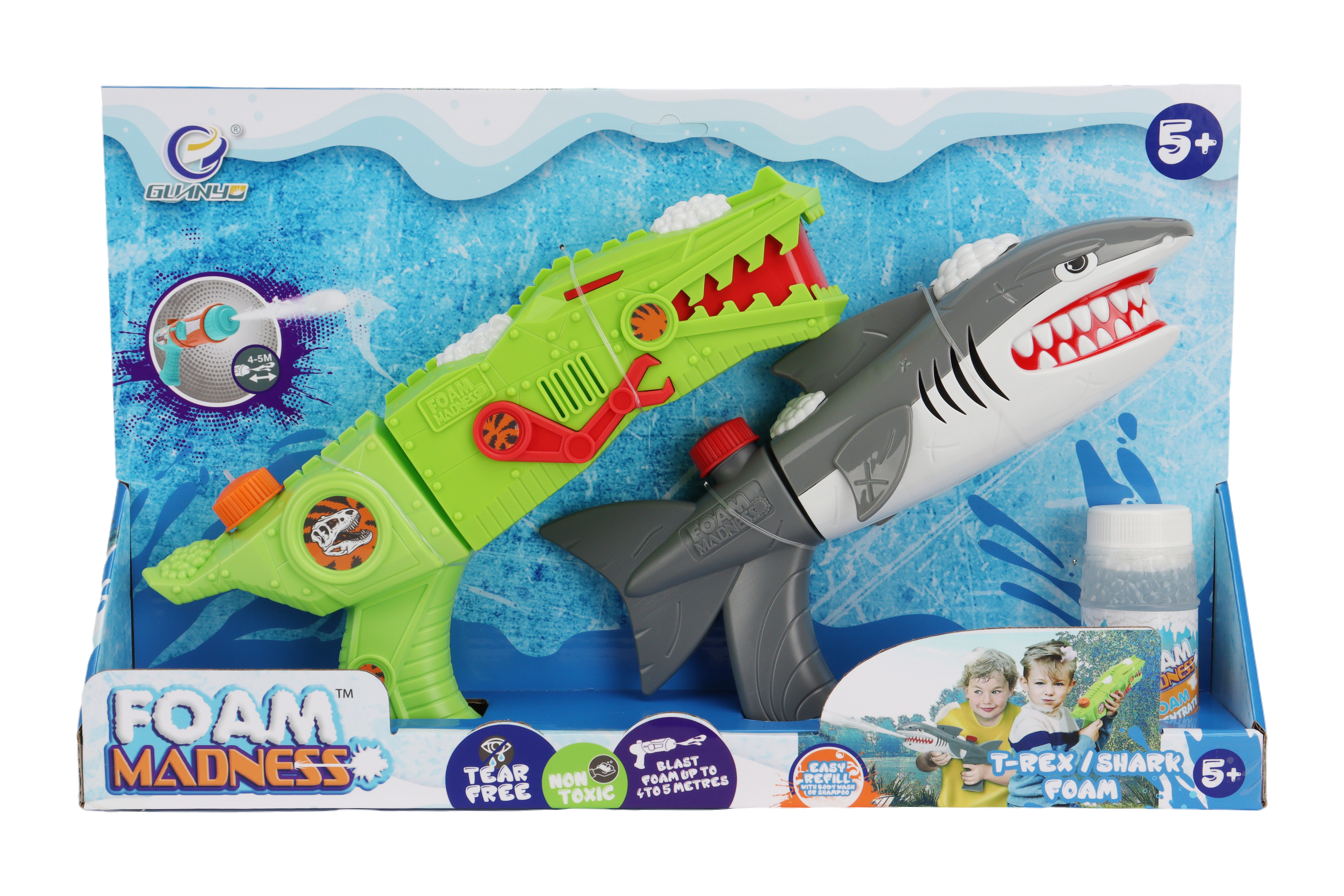 Juguetes de burbujas de espuma de verano personalizados, divertido juego de espuma plástica para niños y niñas. 3